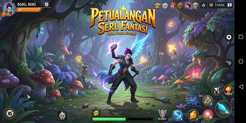 Screenshot menampilkan intense gameplay petualangan dalam 8G8G.
