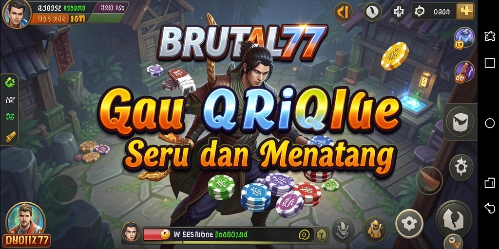 Screenshot gameplay BRUTAL77 yang seru saat bermain QiuQiu.
