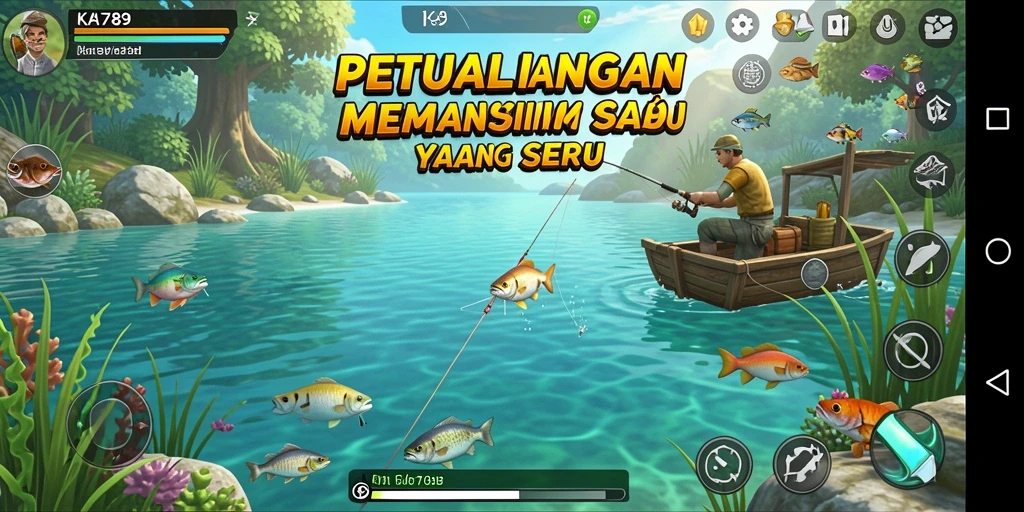 Tangkapan ikan yang besar dalam gameplay KA789 yang menakjubkan.