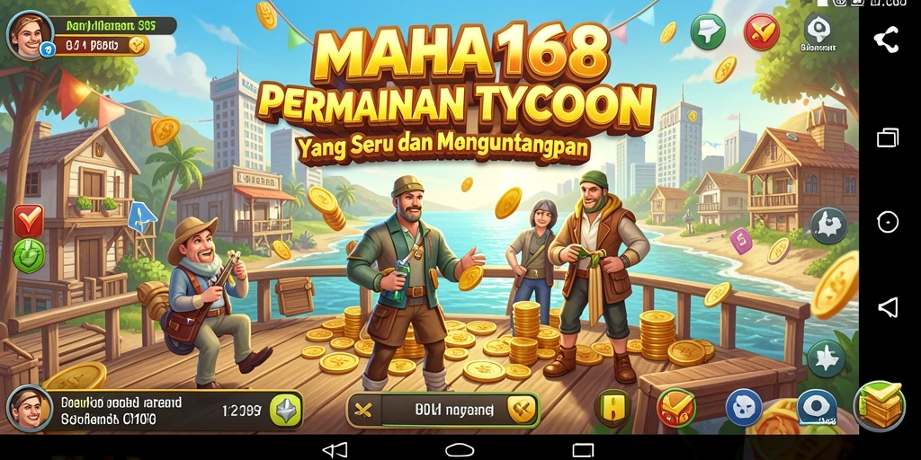 Tampilan gameplay Tycoon yang menarik dan menantang.